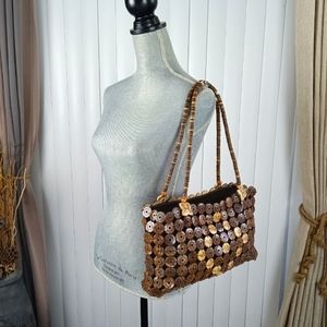 Wooden Womens Hawaiian Handbag.